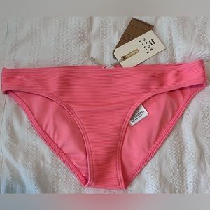 Women’s Billabong Lowrider Pink Coral Bikini Bottom L
